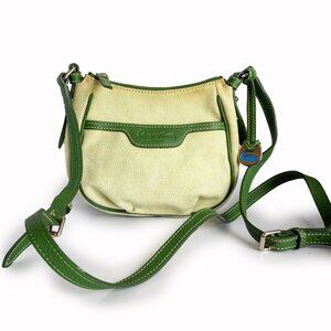 Dooney & Bourke Mini Margot Bag Crossbody Emerald Checkered Canvas with …